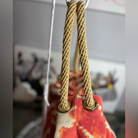 Michael Kors Marina large tie-dye canvas tote EUC - Picture 8 of 13